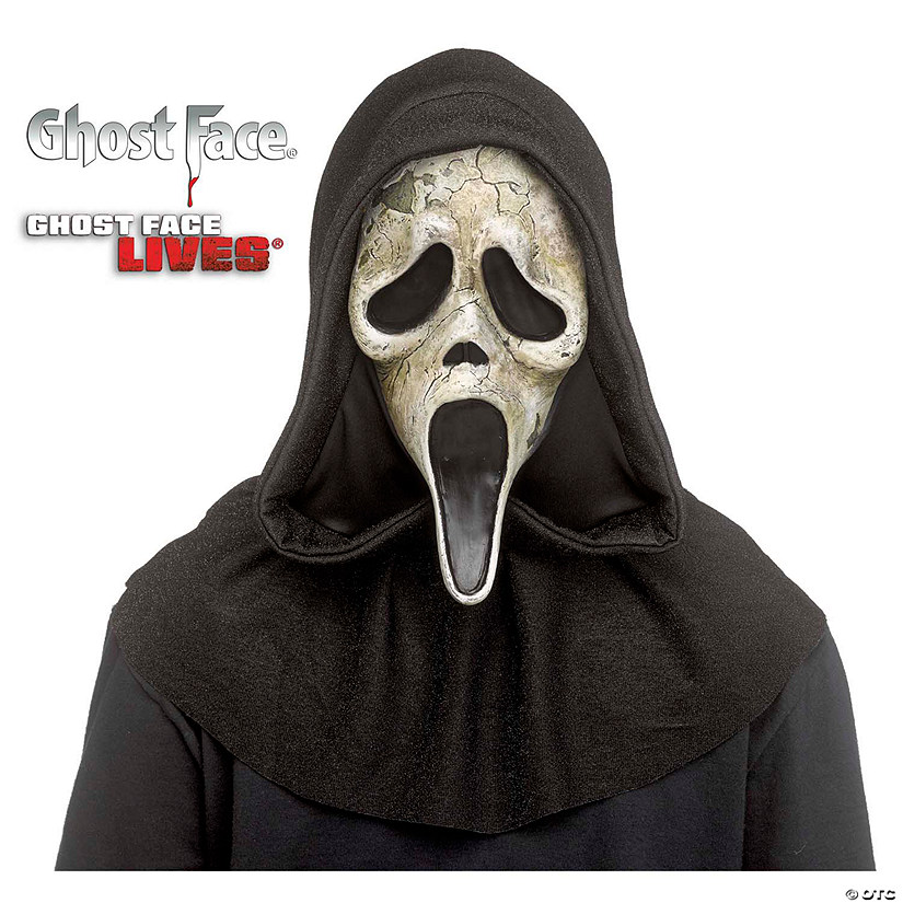 Adults Dead By Daylight&#8482; Ghost Face<sup>&#174;</sup> Deluxe Aged Full Mask - One Size Image