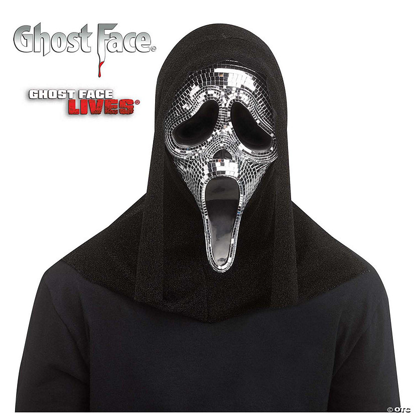 Adults Dead By Daylight&#8482; Ghost Face<sup>&#174;</sup> Disco Mirror Full Mask - One Size Image