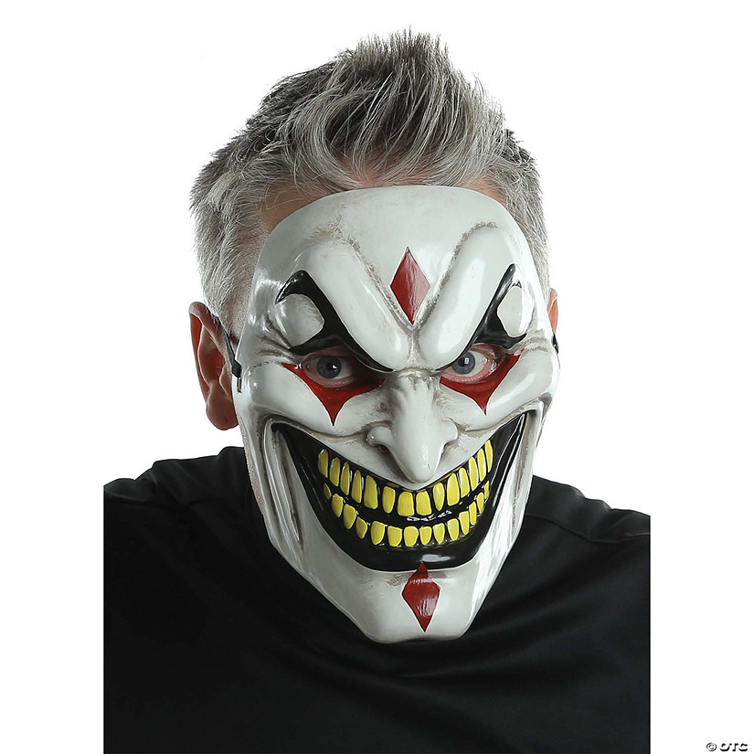 Adults Evil Jester Mask Image