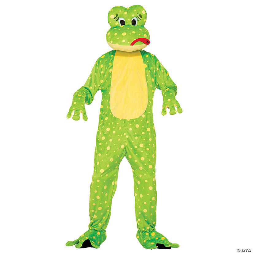 Adults Frog Freddy Mascot Image