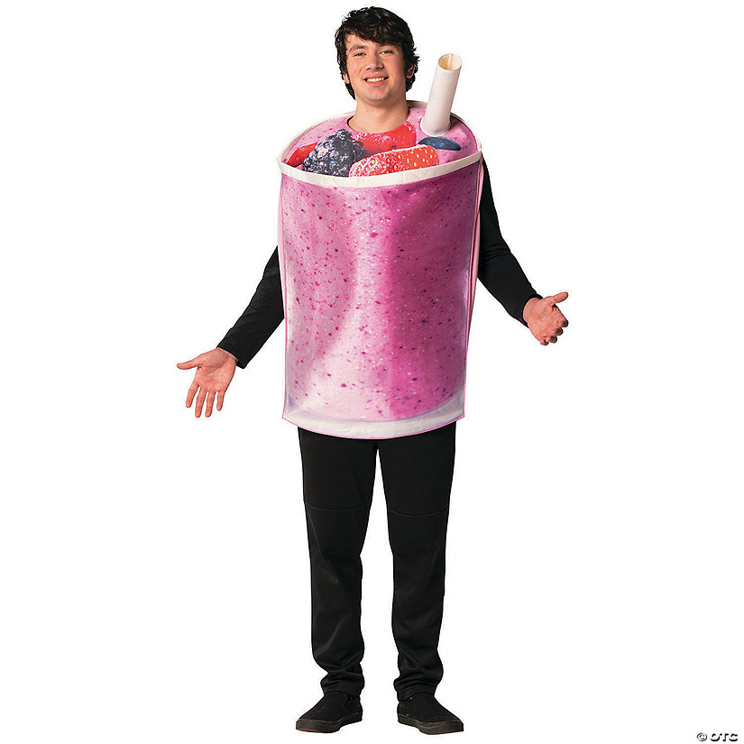 Adults Fruit Smoothie Cup Costume Image