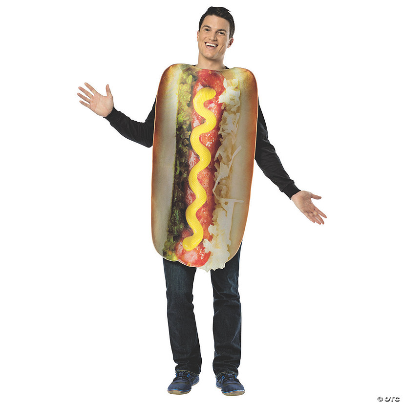 Adult's Get Real Loaded Hot Dog Costume Image