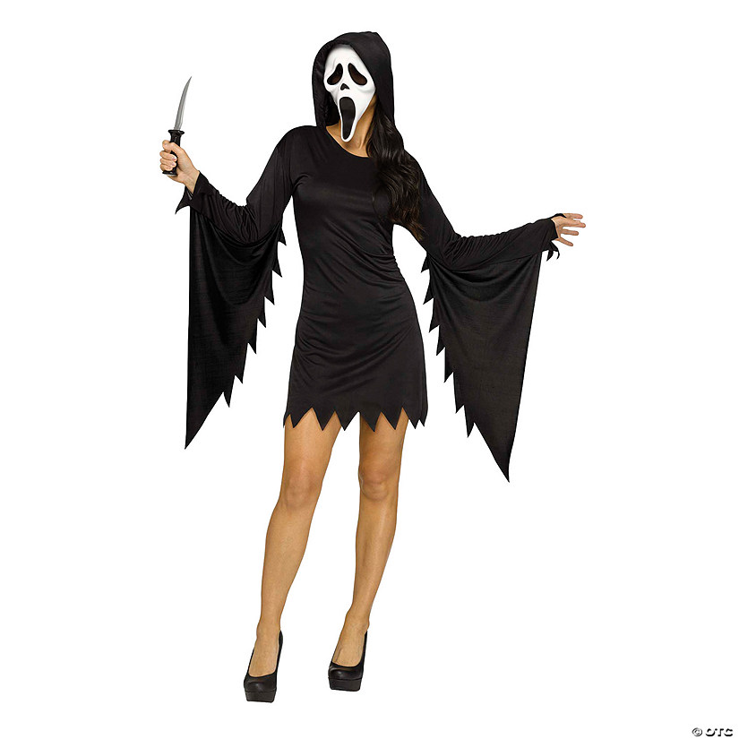 Adults Ghost Face Glamour Costume Oriental Trading