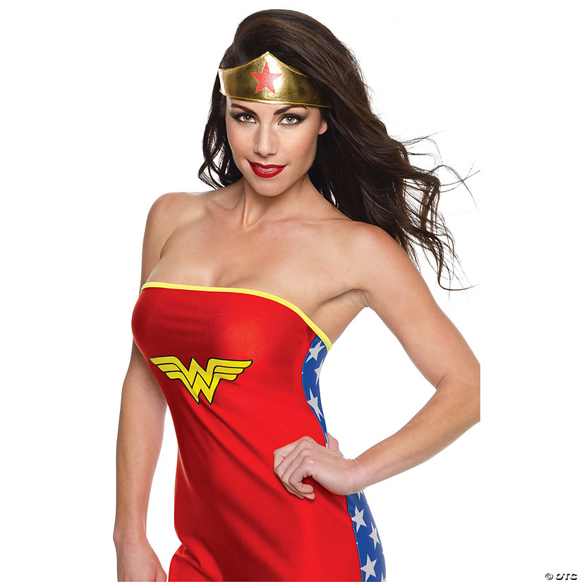 Adults Gold Wonder Woman&#8482; Tiara Image