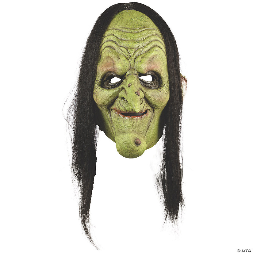 Adults Green Witch Mask Image