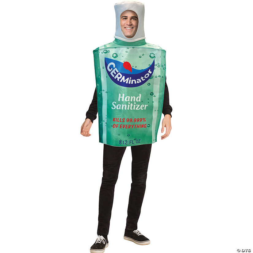 Adults Hand Sanitizer Bottle Costume Image