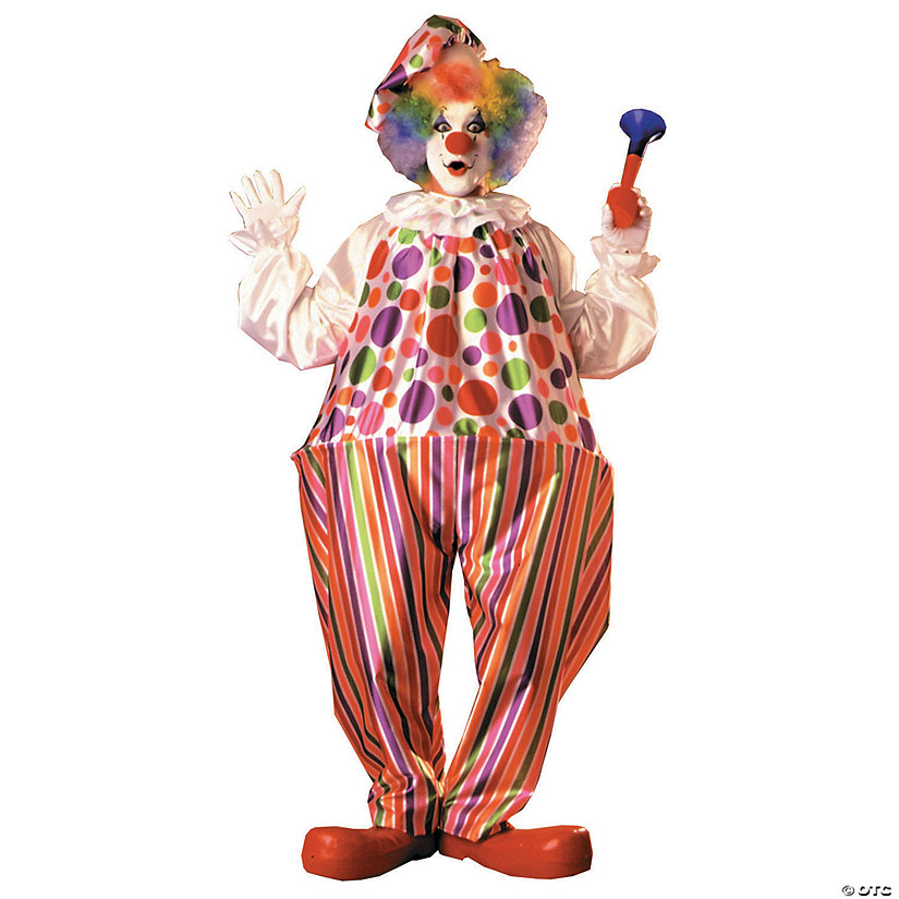 Adult's Harpo Hoop Clown Costume Image