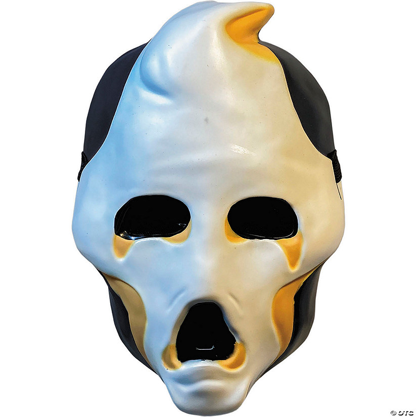 Adults Haunt&#8482; Ghost Injection Plastic Half Mask - One Size Image