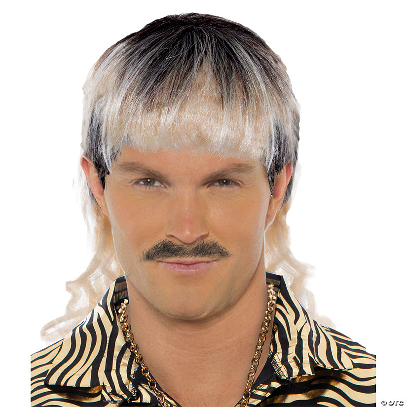Adults Hombre Mullet Wig Image