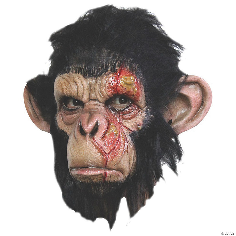 Adult's Infected Chimp Mask Image