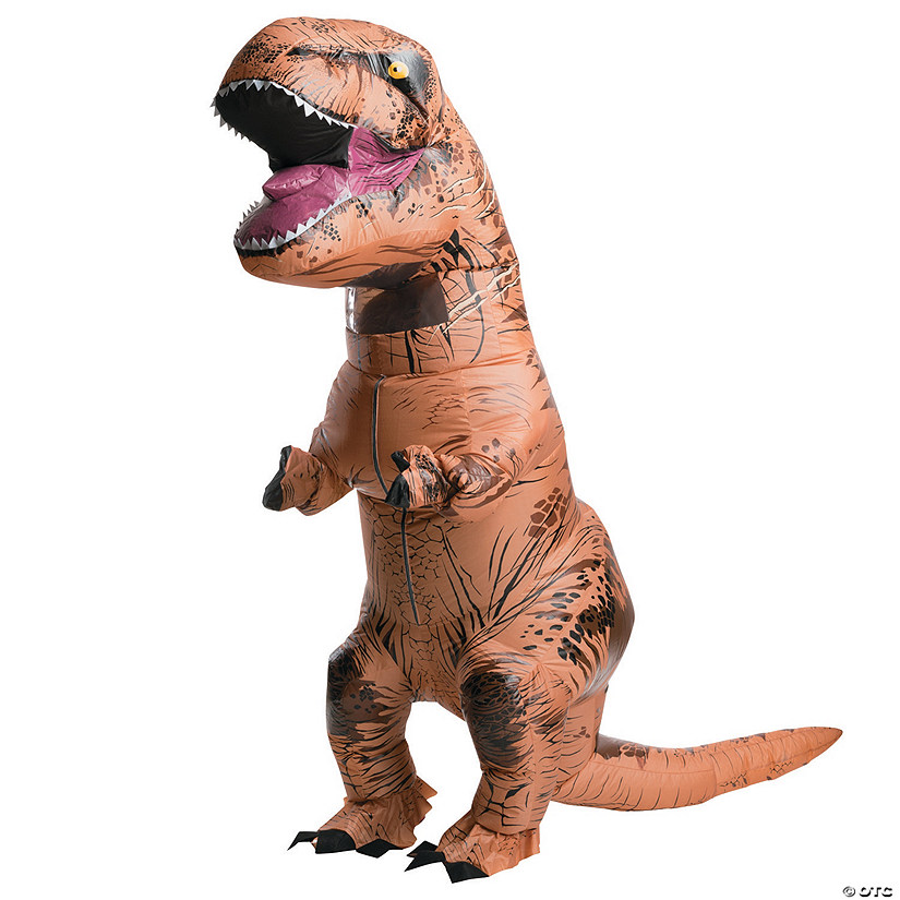 Adult's Inflatable Jurassic World&#8482; T-Rex Costume Image