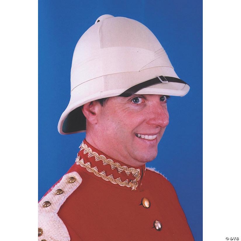 Adults Khaki British Pith Hat Image
