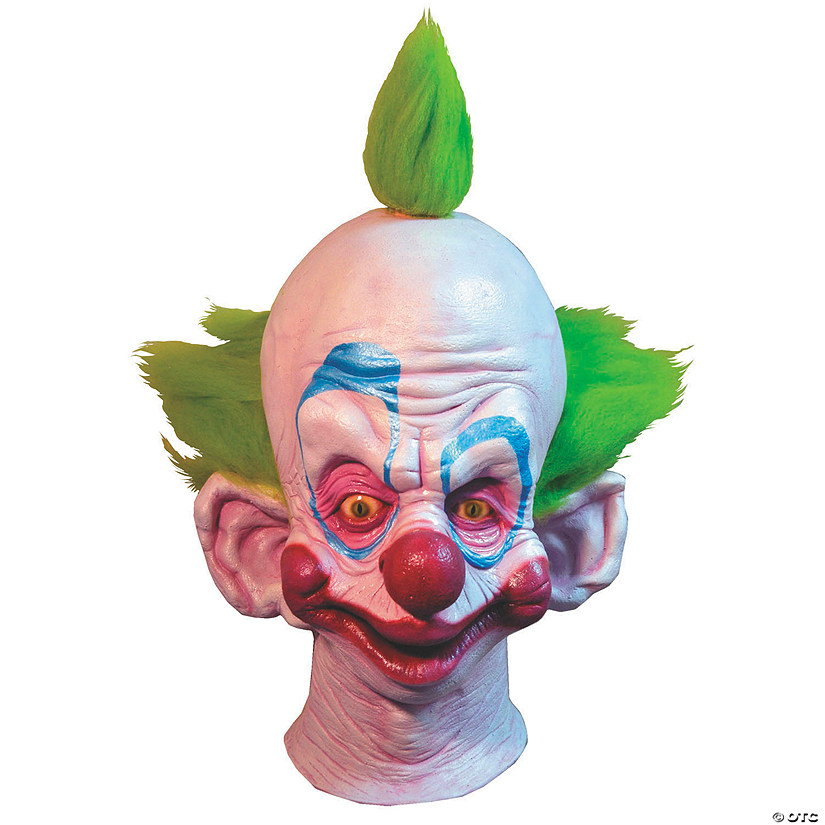 Adults Killer Klowns From Outer Space Shorty Overhead Latex Mask with Hair - One Size Image