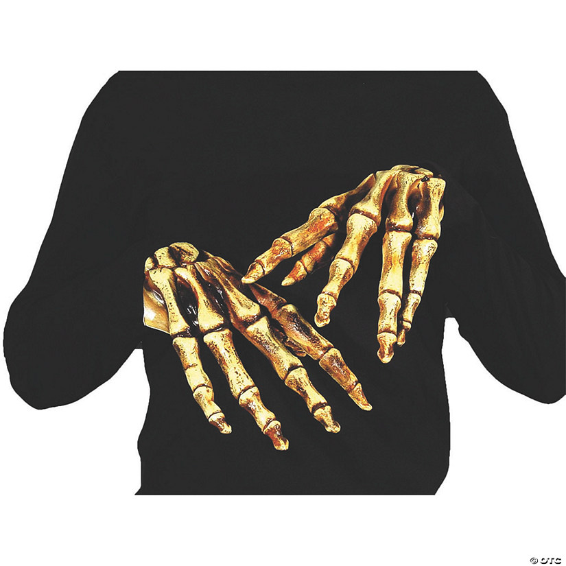 Adults Latex Skeleton Bone Hands Costume Accessory Image