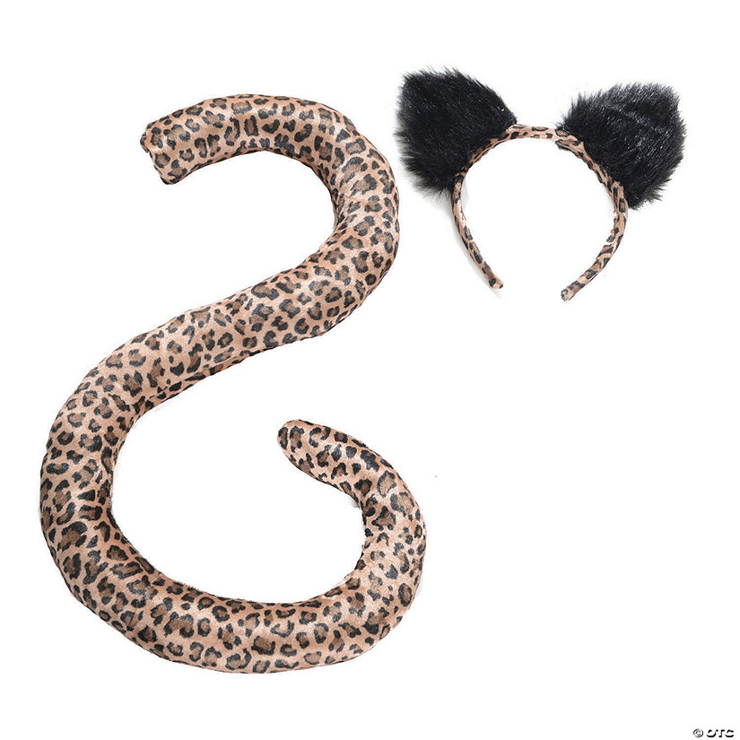 Adults Leopard Tail & Ears Set Image