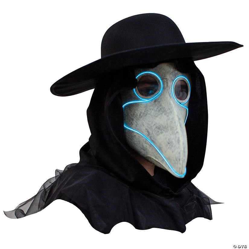 Adults Light-Up Plague Doctor Mask Image