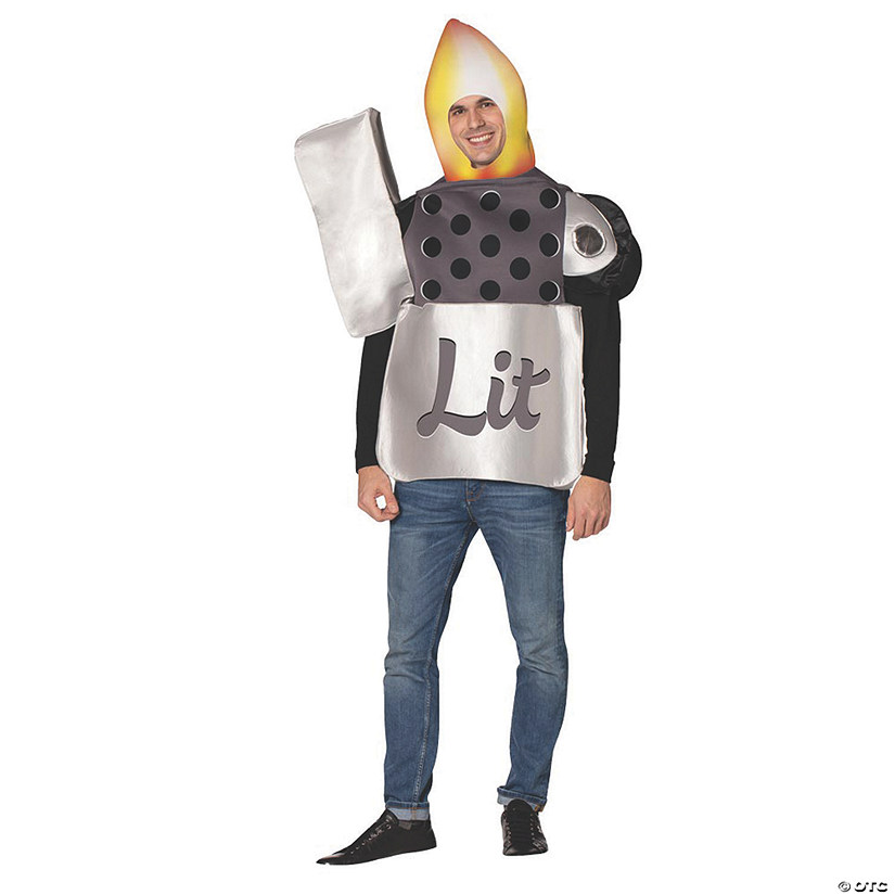 Adults Lit Lighter Costume Image