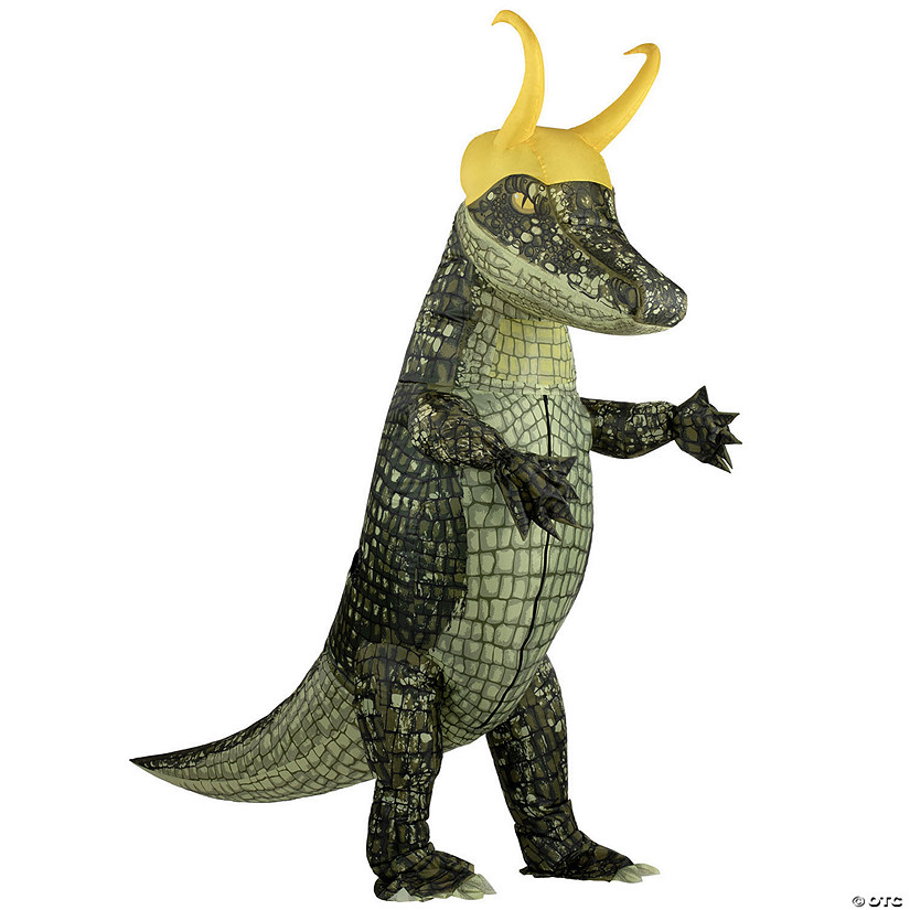 Adults Marvel's Alligator Loki Inflatable Costume Image