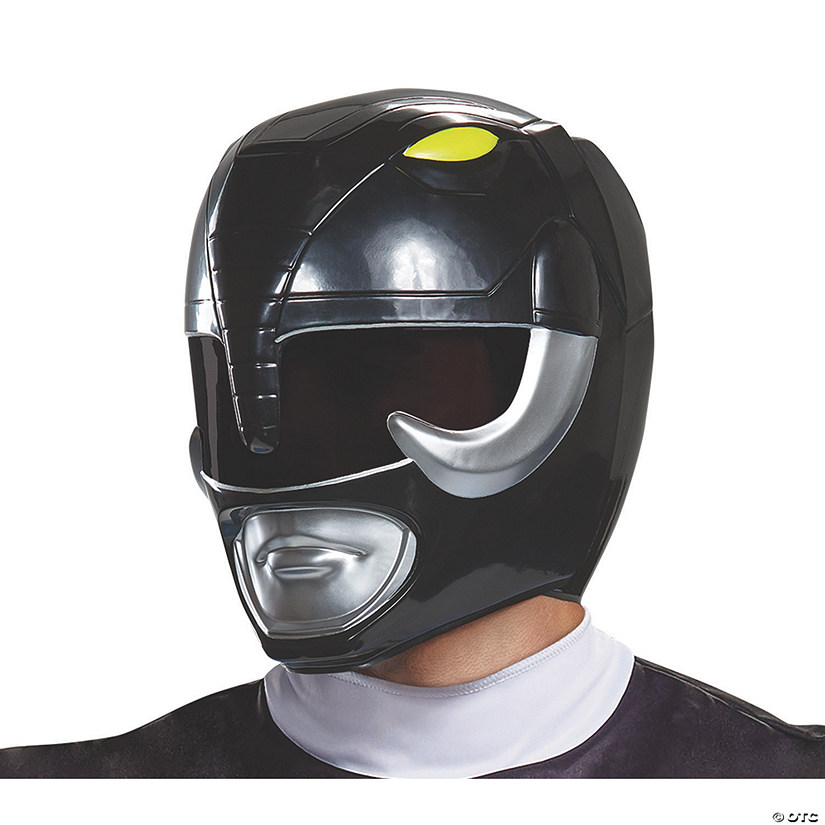 Adults Mighty Morphin Power Rangers Black Ranger Mask Image