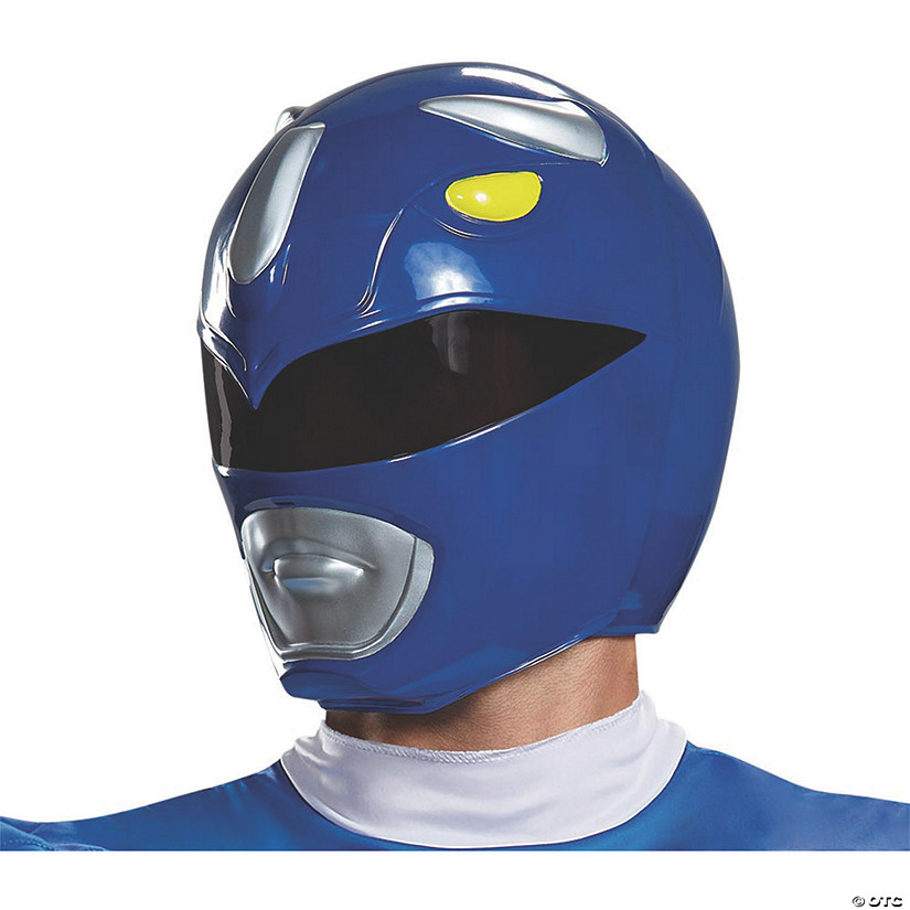 Adults Mighty Morphin Power Rangers&#8482; Blue Ranger Helmet Image