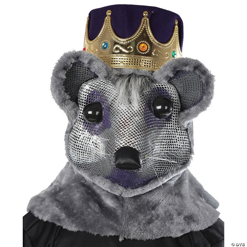 Adult's Mouse King Headpiece with Purple & Red Crown Image