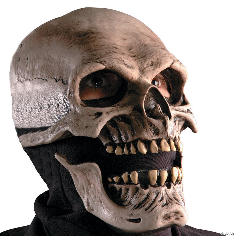 Adults Moving Jaw Death Skull Mask Image