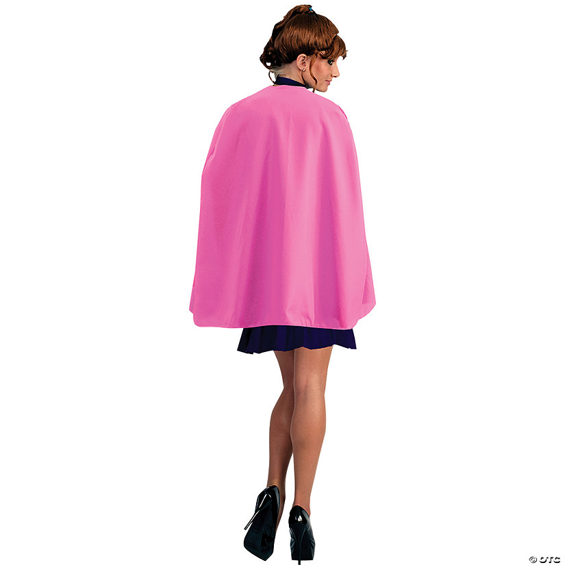 Adults Pink Superhero Cape Image