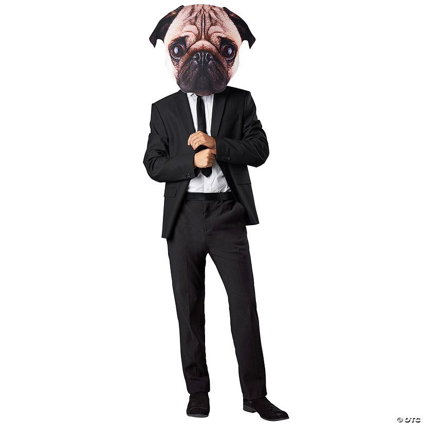Adults Pug Head Mask Image