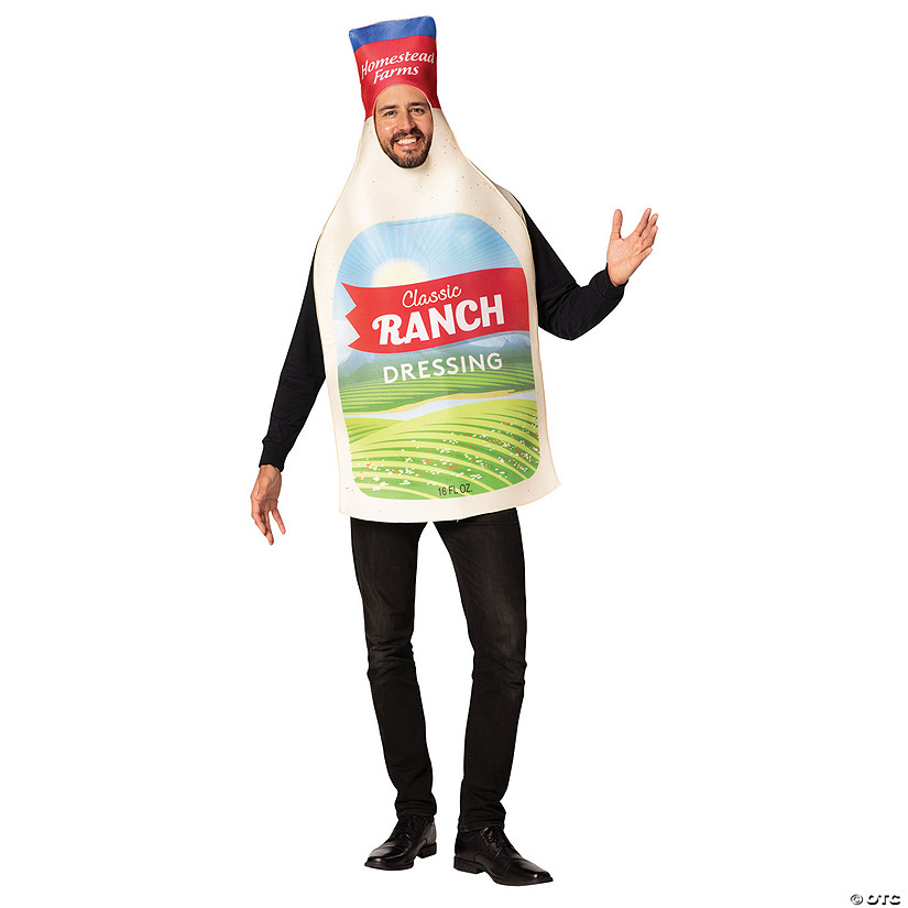 Adults Ranch Dressing Bottle Costume Oriental Trading