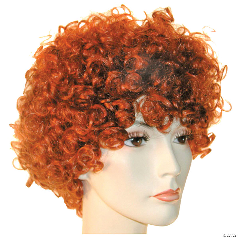 Adults Red Annie Discount Wig Image