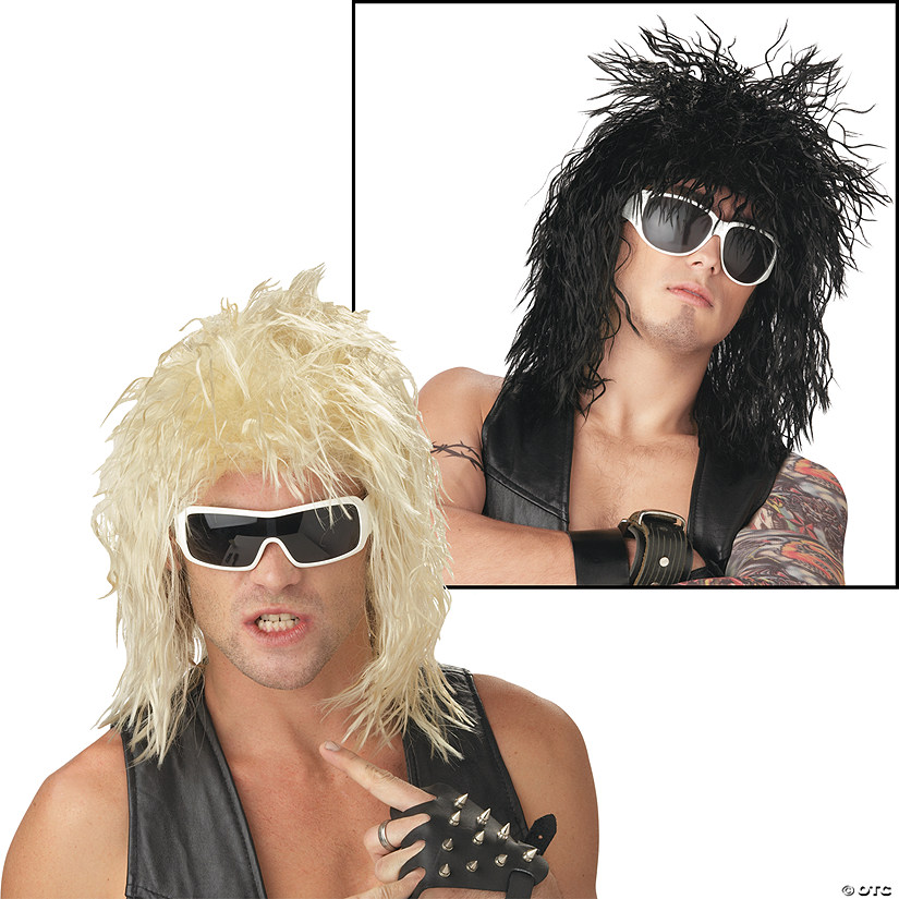 Adults Rock Star Wig Image
