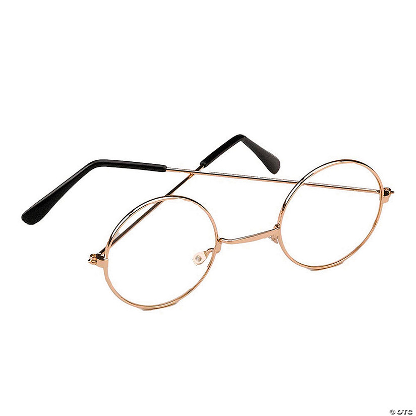 Adults Round Santa Glasses Image