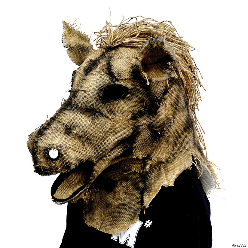 Adults Scarecrow Horse Mask Image