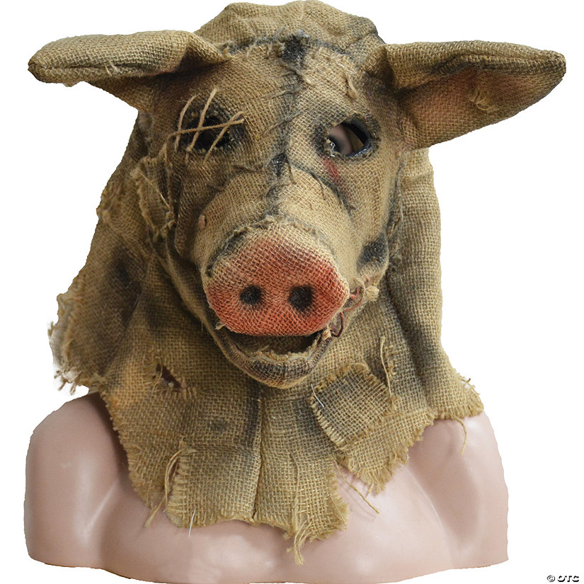 Adults Scarecrow Pig Mask Image