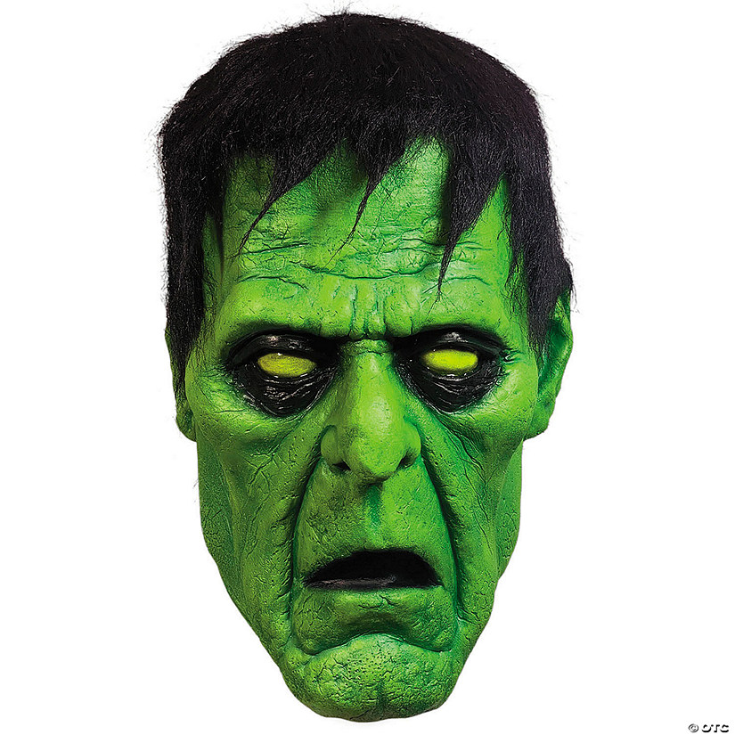 Adults Scooby-Doo! Frankenstein Overhead Mask with Hair - One Size Image