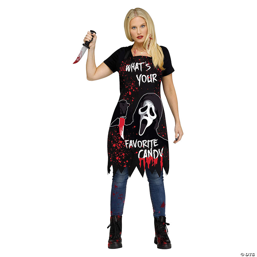 Adults Scream&#8482; Ghostface Horror Apron Costume Accessory Image