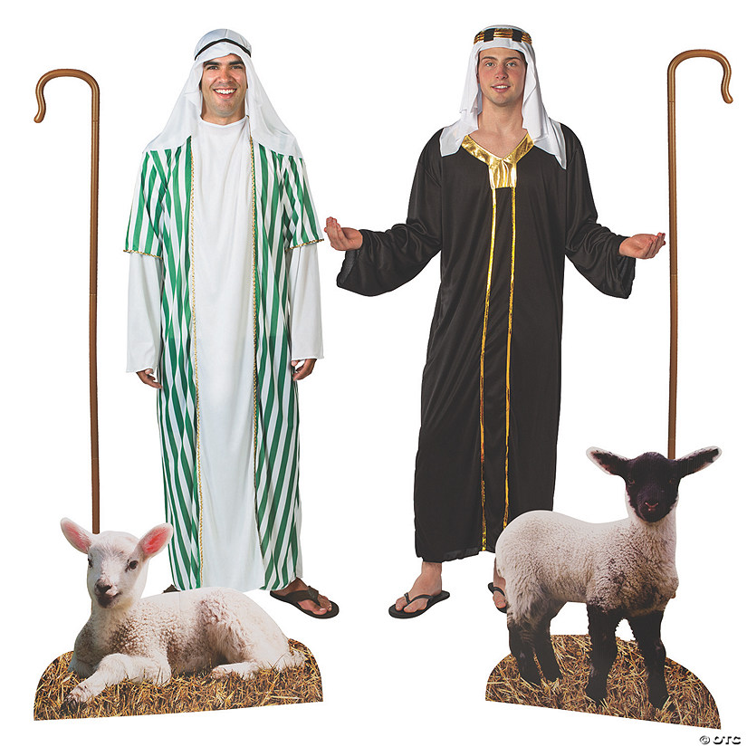 Adults&#8217; Shepherd Costume Kit with Props Image