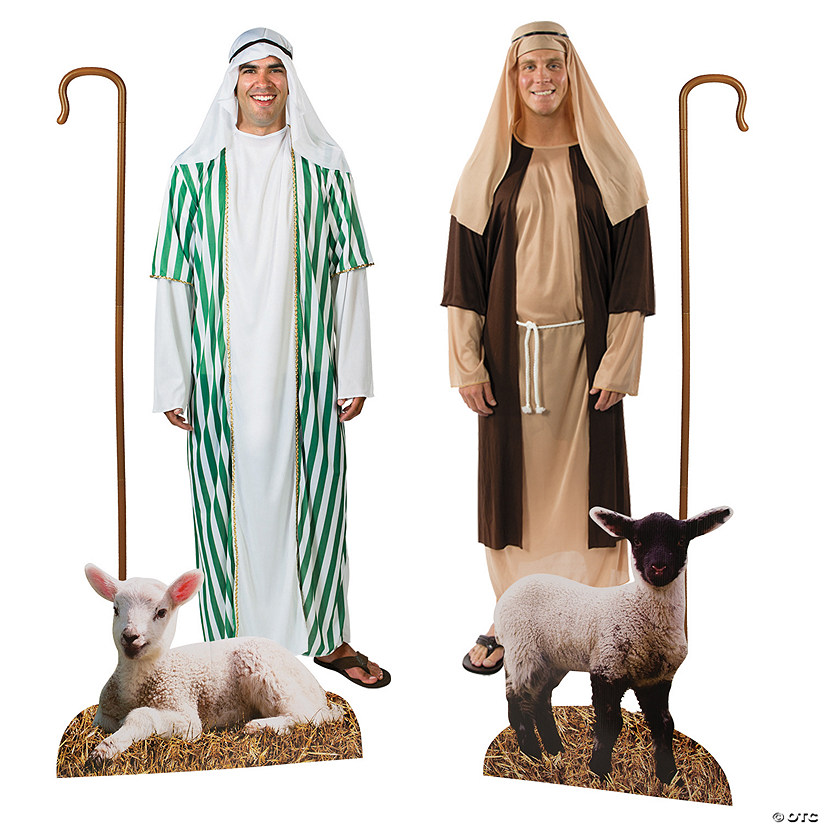 Adults’ Shepherd Costume Kit with Props