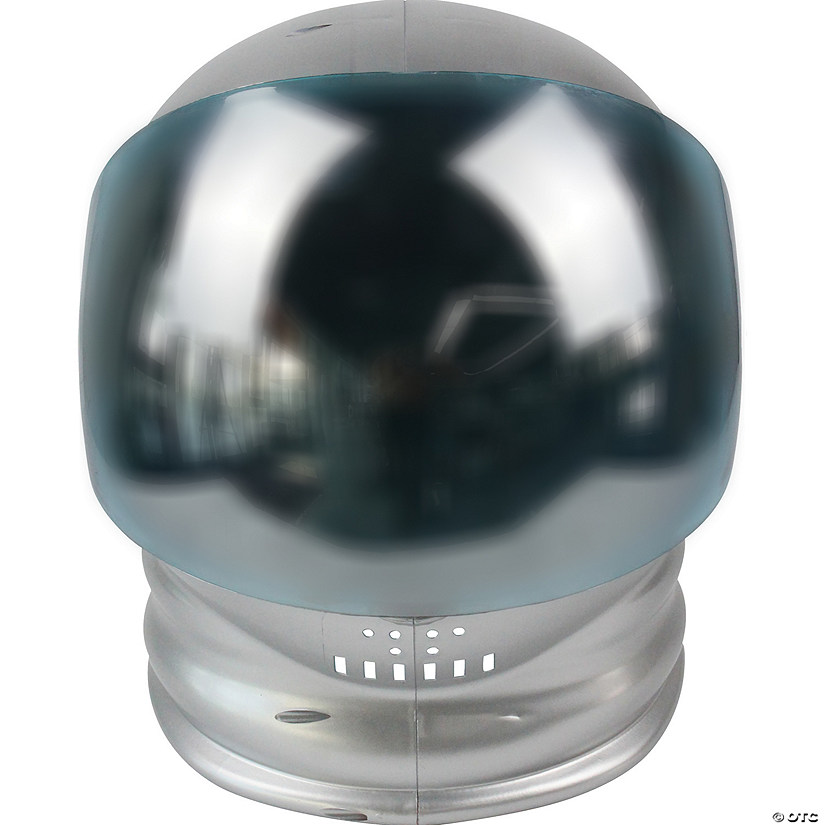 Adults Silver Space Helmet with Reflective Visor OS Image