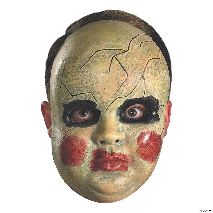 Adults Smeary Doll Face Mask Image
