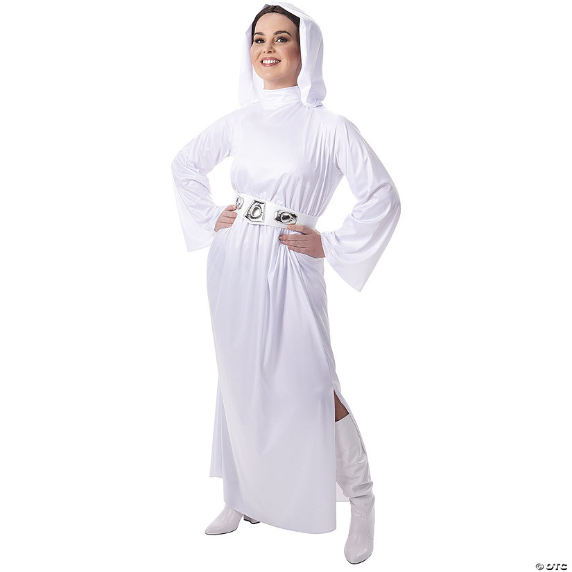 Adults Star Wars&#8482; Princess Leia&#8482; Hooded Costume - Small 4-6 Image