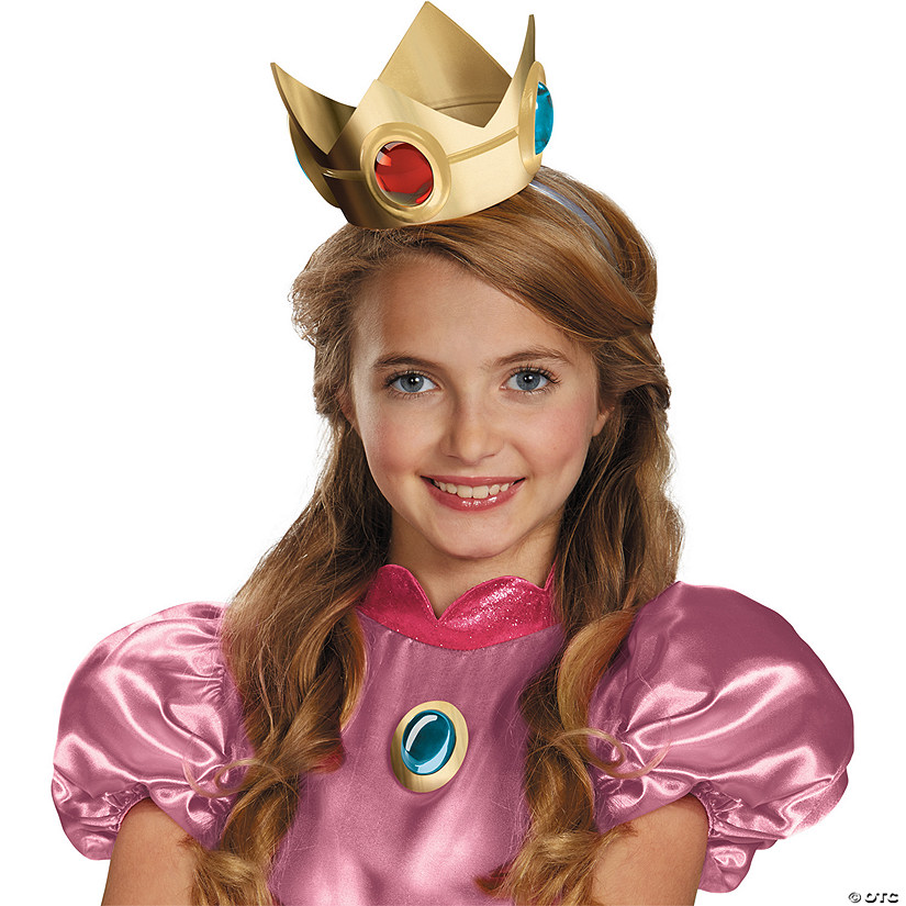 Adults Super Mario Bros.&#8482; Princess Peach Crown & Amulet Image