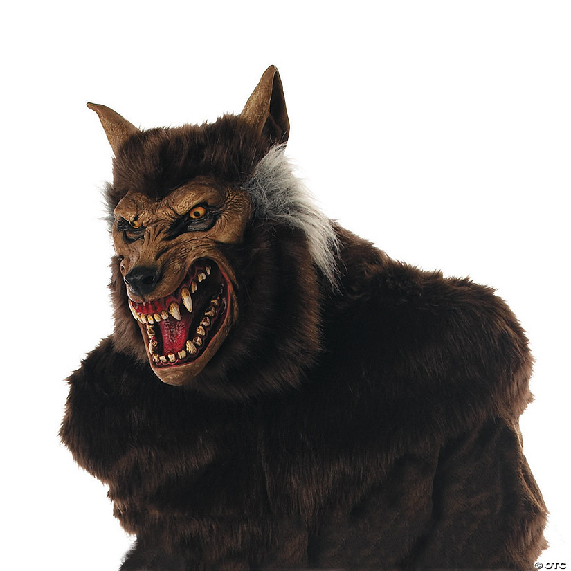 Adult's Werewolf Deluxe Mask Oriental Trading