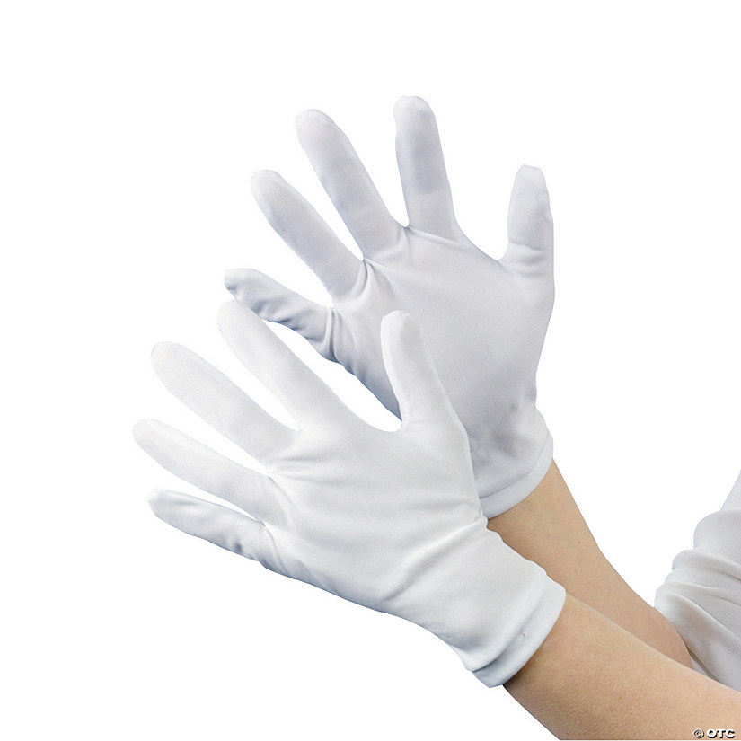 Adult's White Gloves - 1 Pair Image