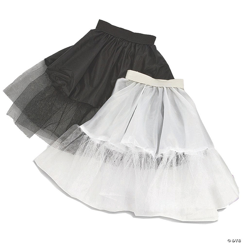 Adults White Petticoat Image