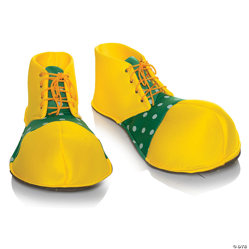 Adults Yellow Clown Shoes Costume Accessory Image