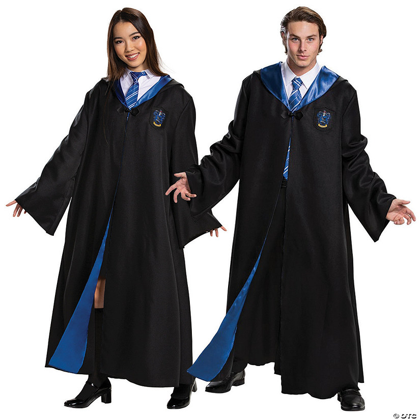 Adultss's Harry Potter Deluxe Ravenclaw Robe - 50-52 Image