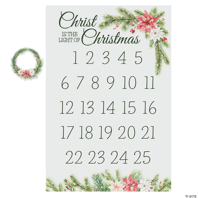 Advent Calendar Countdown to Christmas Wall Cling Image