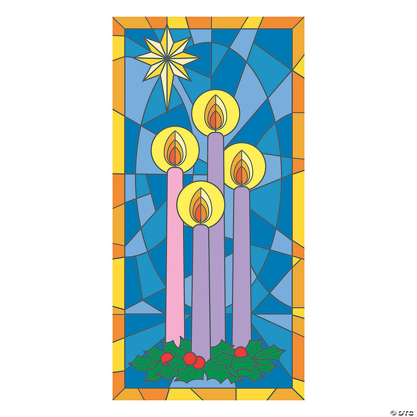 Advent Stained Glass Door Banner Image