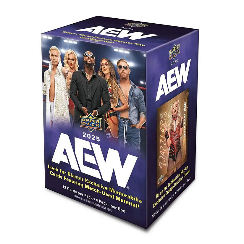 AEW All Elite Wrestling 2025 Upper Deck Blaster Box Image